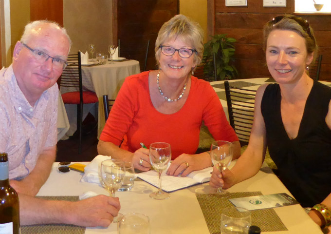 Working dinner - the food wasn't bad either!